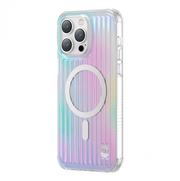 Kingxbar PQY Go Out Series magnetic case for iPhone 14 MagSafe laser color