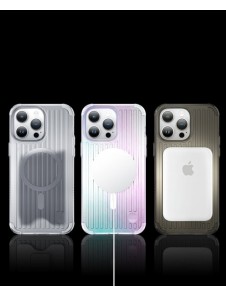 Kingxbar PQY Go Out Series magnetic case for iPhone 14 MagSafe laser color