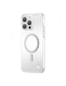 Kingxbar PQY Go Out Series magnetic case for iPhone 14 MagSafe silver