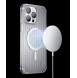 Kingxbar PQY Go Out Series magnetic case for iPhone 14 MagSafe silver
