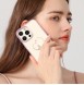 Kingxbar Wish Series case for iPhone 14 decorated with pink crystals
