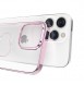 Kingxbar Wish Series case for iPhone 14 decorated with pink crystals