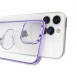 Kingxbar Wish Series case for iPhone 14 decorated with crystals purple
