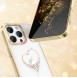 Kingxbar Wish Series case for iPhone 14 decorated with golden crystals
