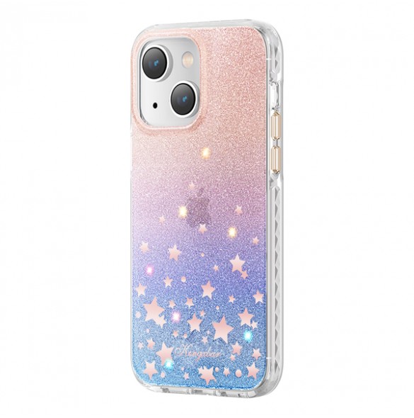 Kingxbar Heart Star Series case for iPhone 14 case with zodiac stars