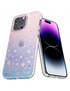 Kingxbar Heart Star Series case for iPhone 14 case with zodiac stars