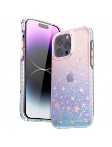 Kingxbar Heart Star Series case for iPhone 14 case with zodiac stars