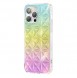 Kingxbar Miya Series case for iPhone 14 back cover rainbow back cover