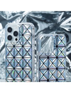 Kingxbar Miya Series case for iPhone 14 back cover rainbow back cover