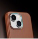 Dux Ducis Naples case for iPhone 14 magnetic leather case MagSafe brown