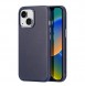 Dux Ducis Naples case for iPhone 14 magnetic leather case MagSafe blue