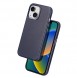 Dux Ducis Naples case for iPhone 14 magnetic leather case MagSafe blue