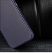 Dux Ducis Naples case for iPhone 14 magnetic leather case MagSafe blue