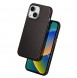 Dux Ducis Naples case for iPhone 14 leather cover dark brown