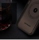 Dux Ducis Naples case for iPhone 14 leather cover dark brown