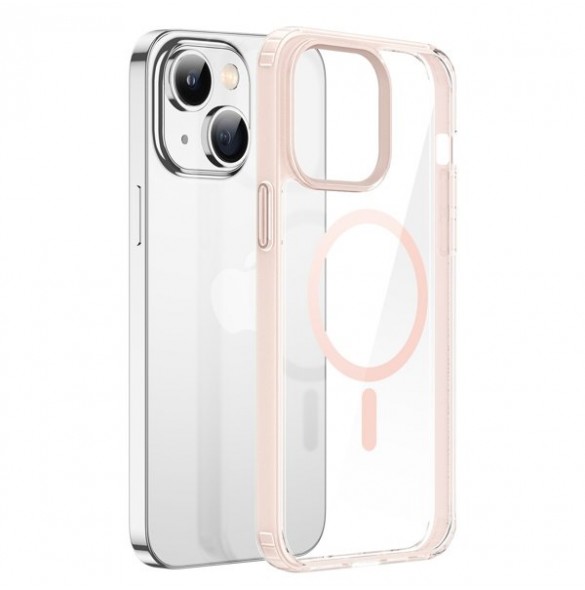 Dux Ducis Clin2 magnetic case for iPhone 14 MagSafe pink