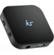 KitSound Bluetooth Wireless Airline Plane Music Transmitter Receiver Adaptor - Svart