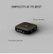 KitSound Bluetooth Wireless Airline Plane Music Transmitter Receiver Adaptor - Svart