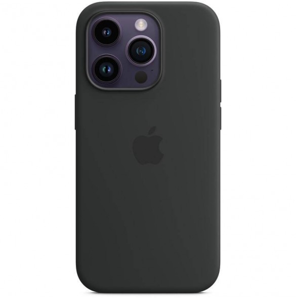 MPTE3ZM/A Apple Silicone Magsafe Cover for iPhone 14 Pro Midnight