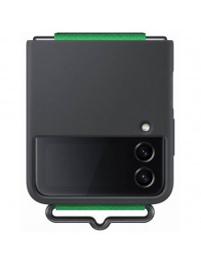 EF-GF721TBE Samsung Silicone Cover with Strap for Galaxy Z Flip 4 Black
