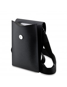 Karl Lagerfeld Saffiano Metal Logo NFT Wallet Phone Bag Black