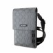 Karl Lagerfeld Saffiano Monogram Wallet Phone Bag Silver
