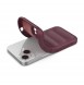 Magic Shield Case case for iPhone 14 elastic armored case burgundy