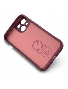 Magic Shield Case case for iPhone 14 elastic armored case burgundy