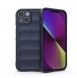 Magic Shield Case case for iPhone 14 flexible armored case dark blue