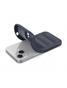 Magic Shield Case case for iPhone 14 flexible armored case dark blue