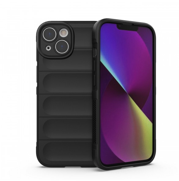 Magic Shield Case case for iPhone 14 flexible armored cover black