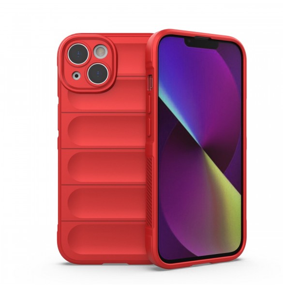 Magic Shield Case case for iPhone 14 flexible armored cover red
