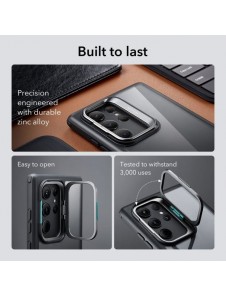 ESR SHOCK ARMOR KICKSTAND GALAXY S23 ULTRA CLEAR/BLACK