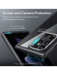 ESR SHOCK ARMOR KICKSTAND GALAXY S23 ULTRA CLEAR/BLACK