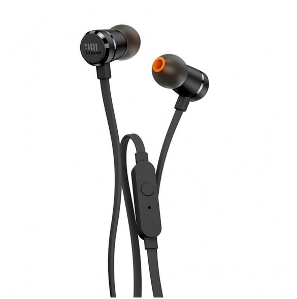 JBL Harman T290 In-Ear Headphones with In-Line Microphone - Svart