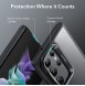ESR CLASSIC KICKSTAND GALAXY S23 ULTRA CLEAR/BLACK