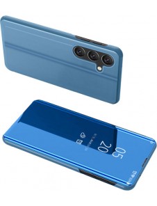 Clear View Case cover for Samsung Galaxy A24 4G flip cover blue