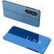 Clear View Case cover for Samsung Galaxy A24 4G flip cover blue