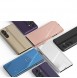 Clear View Case cover for Samsung Galaxy A24 4G flip cover blue