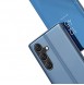 Clear View Case cover for Samsung Galaxy A24 4G flip cover blue