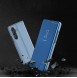 Clear View Case cover for Samsung Galaxy A24 4G flip cover blue