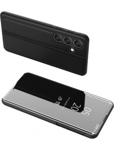 Clear View Case cover for Samsung Galaxy A24 4G flip cover black