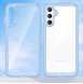 Outer Space Case for Samsung Galaxy A34 5G cover with a flexible frame blue