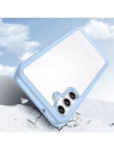 Outer Space Case for Samsung Galaxy A34 5G cover with a flexible frame blue