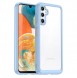 Outer Space Case for Samsung Galaxy A34 5G cover with a flexible frame blue