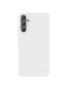 Hard case for Samsung Galaxy A34 5G + Nillkin Super Frosted Shield phone stand - White
