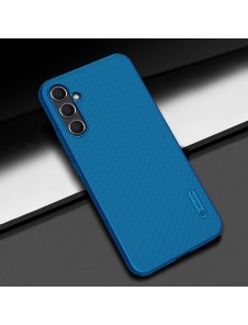 Hard case for Samsung Galaxy A34 5G + Nillkin Super Frosted Shield phone stand - blue