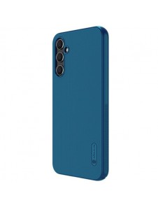 Hard case for Samsung Galaxy A34 5G + Nillkin Super Frosted Shield phone stand - blue