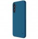 Hard case for Samsung Galaxy A34 5G + Nillkin Super Frosted Shield phone stand - blue
