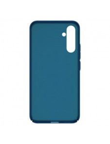Hard case for Samsung Galaxy A34 5G + Nillkin Super Frosted Shield phone stand - blue